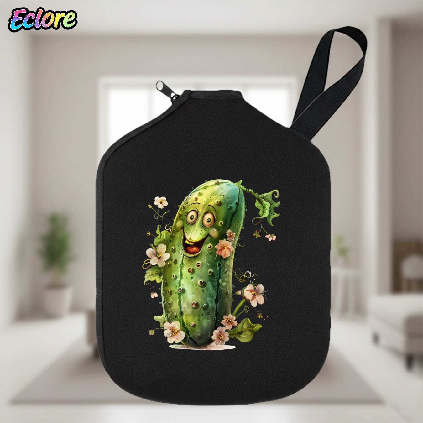 Pickleball Paddle - Cartoon Smile Pickleball Paddle Cover Soft