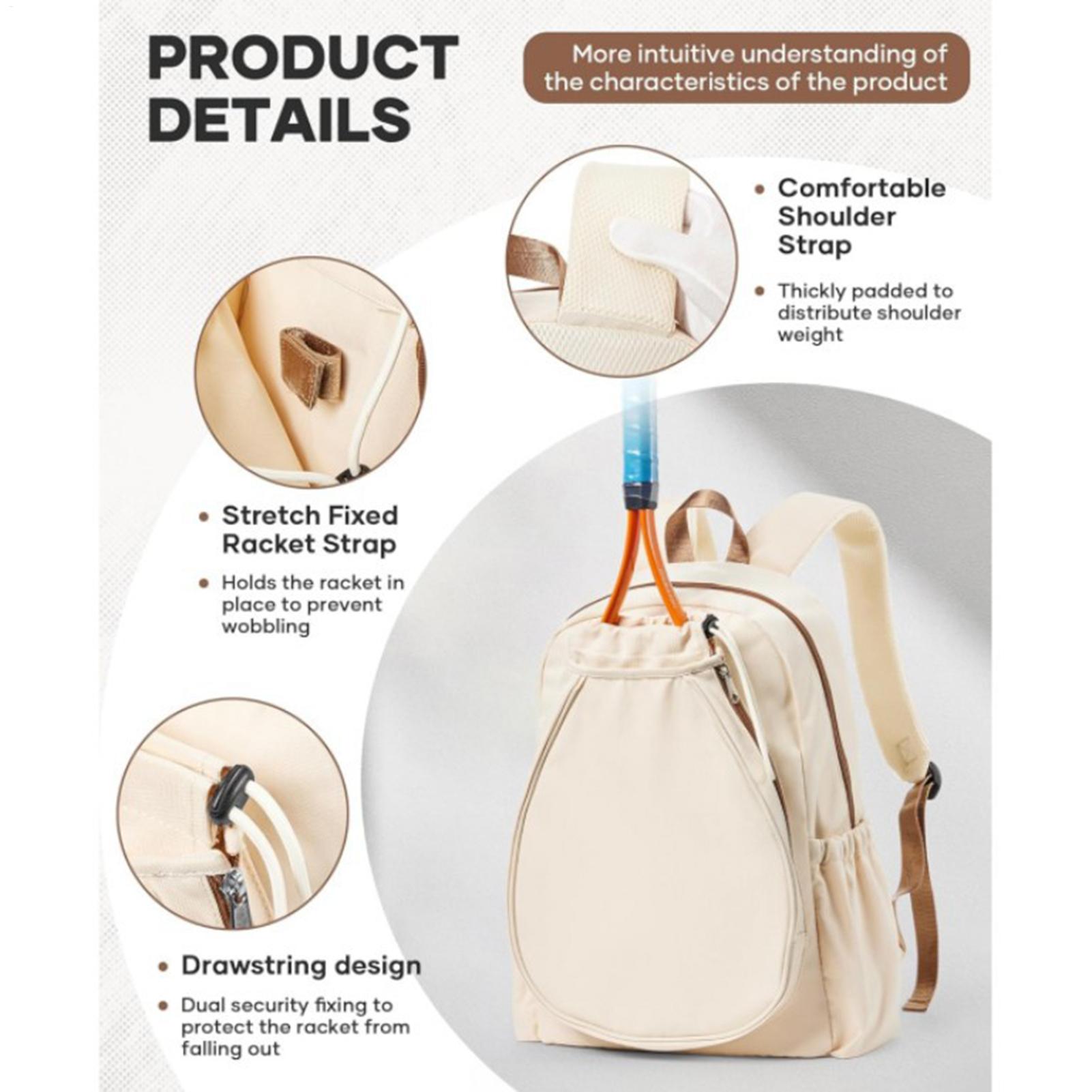 Pickleball Paddle Bag Holds 2  - огляд і ціна Pickleball Paddle