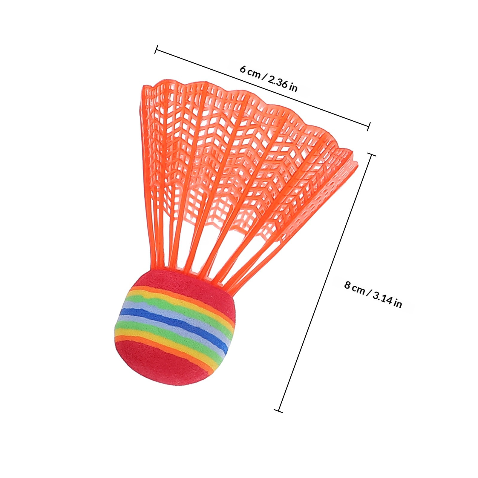 12Pcs Colorful Badminton Birdi - огляд і ціна Sports Equipment Birdie