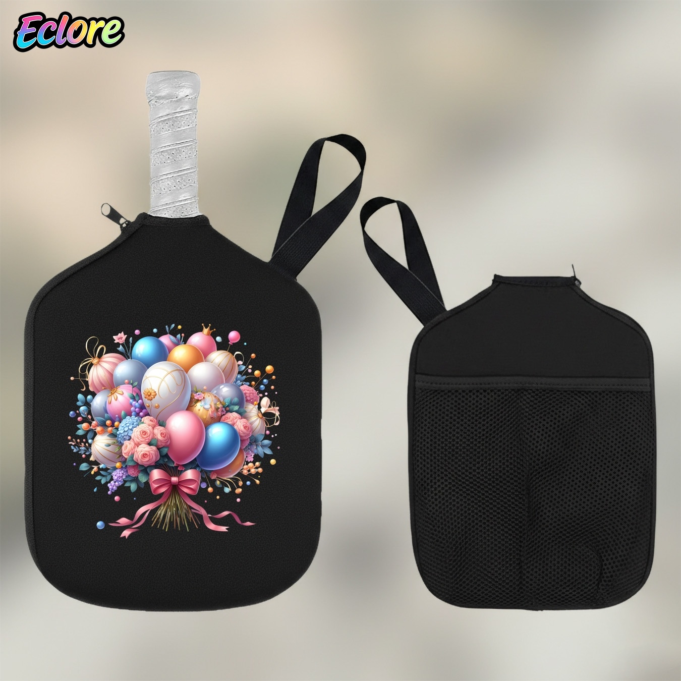 Colorful Flower Balloon Bouque - огляд і ціна Pickleball Paddle