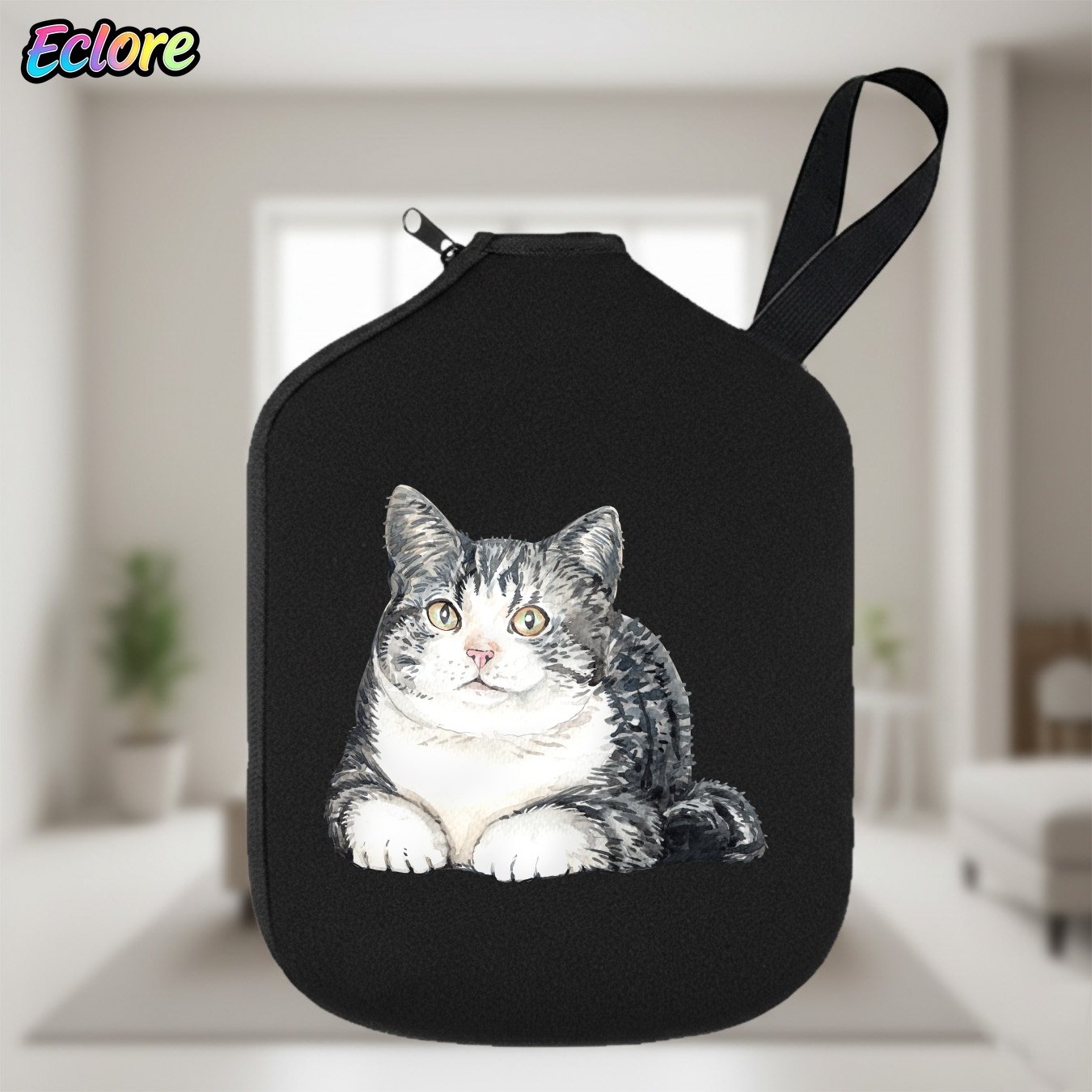 Cute Watercolor Cat Pickleball - огляд і ціна Pickleball Paddle